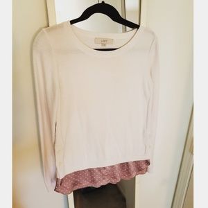 LOFT Layered Sweater